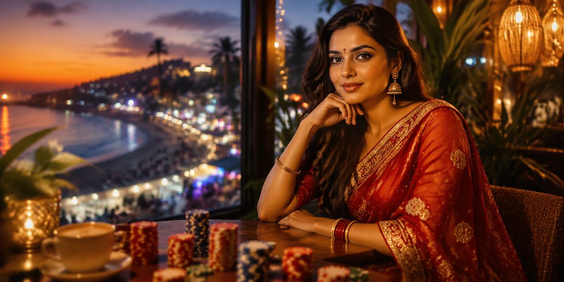User logging into 465dw mobile betting app at Goa beach